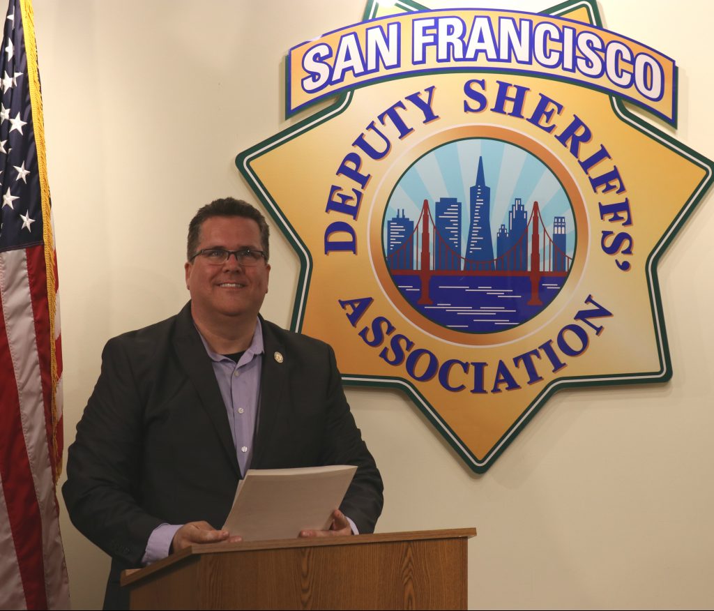 San Francisco Deputy Sheriffs' Association President Ken Lomba