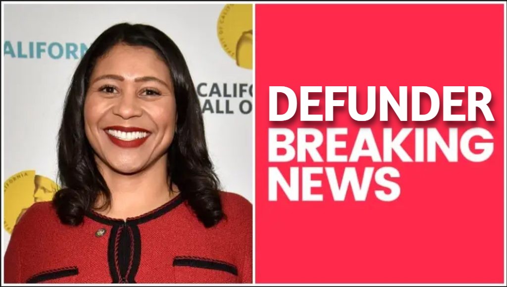 Defunder London Breed